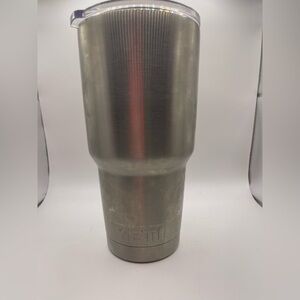 Yeti Rambler Large 30oz Stainless Steel Coffee Cup‎ Big Clear Lid Angler Hunter